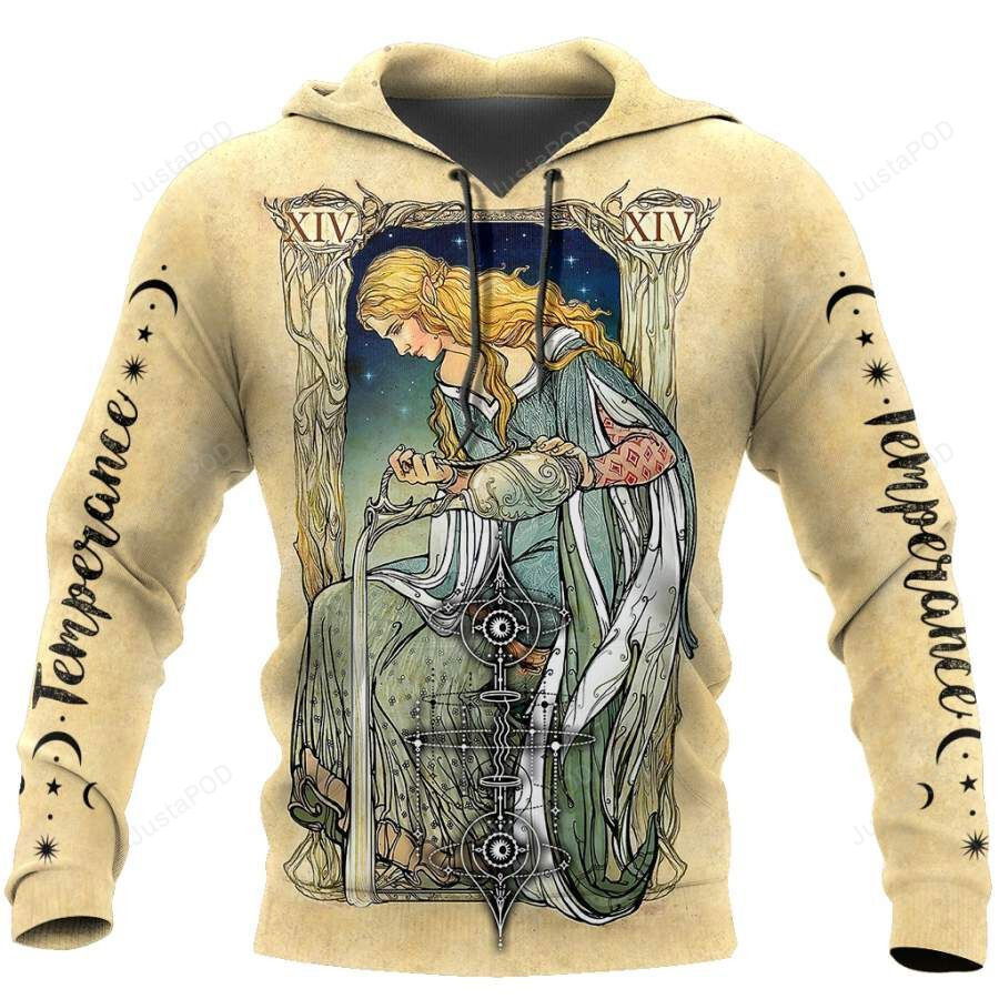 Tarot Cards Temperance 3D All Over Printed Hoodie, Zip- Up Hoodie Tarot Cards Temperance 3D All Over Printed Hoodie, Zip- Up Hoodie