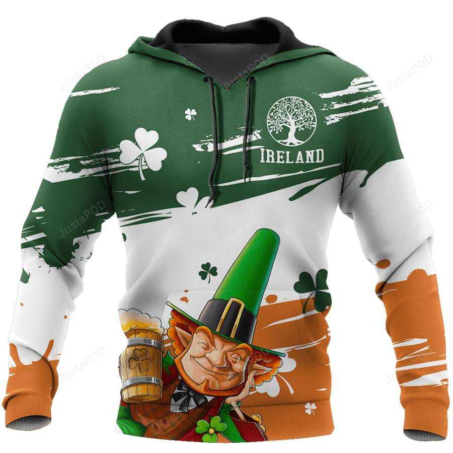 Irish St.Patrick Day Drinking Beer 3D All Print Hoodie, Zip- Up Hoodie Irish St.Patrick Day Drinking Beer 3D All Print Hoodie, Zip- Up Hoodie