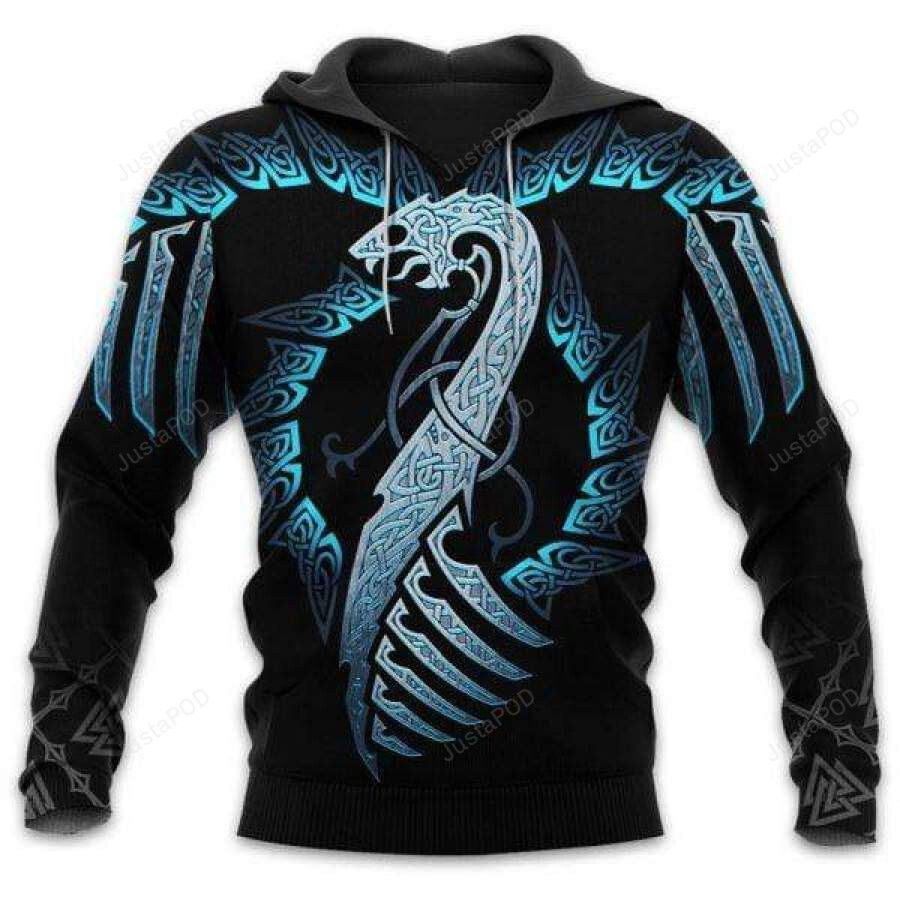 Viking Dragon 3D All Print Hoodie, Zip- Up Hoodie Viking Dragon 3D All Print Hoodie, Zip- Up Hoodie
