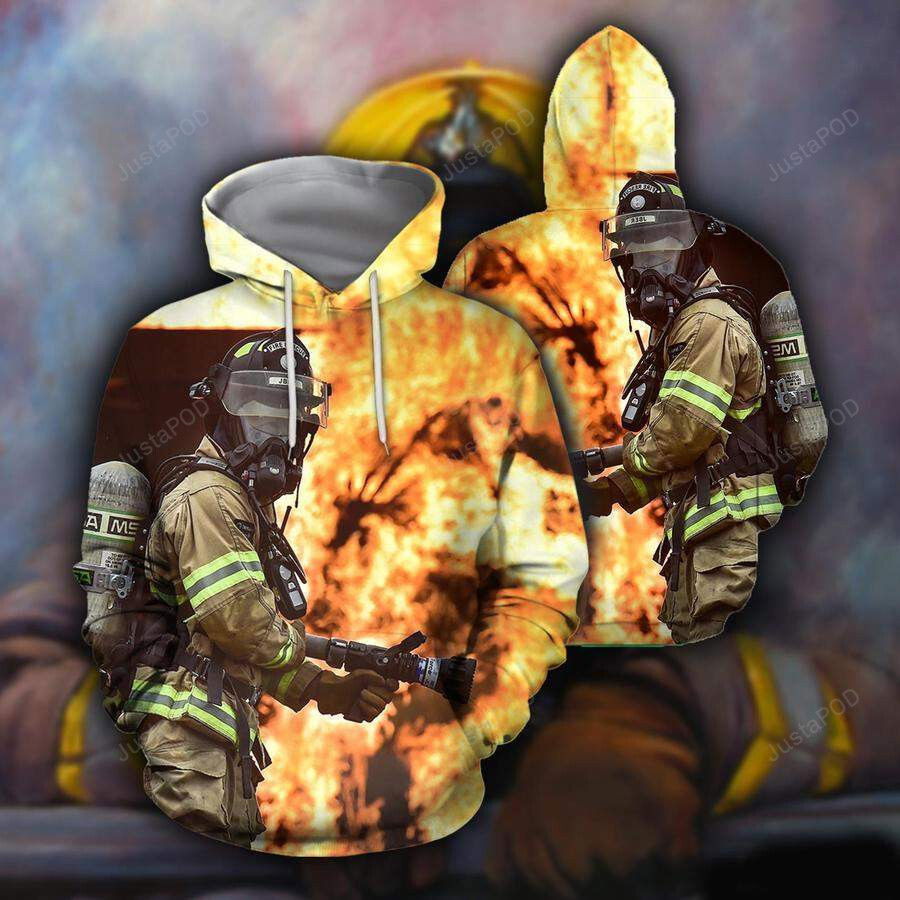 Amazing Firefighter 3D All Print Hoodie, Zip- Up Hoodie Amazing Firefighter 3D All Print Hoodie, Zip- Up Hoodie