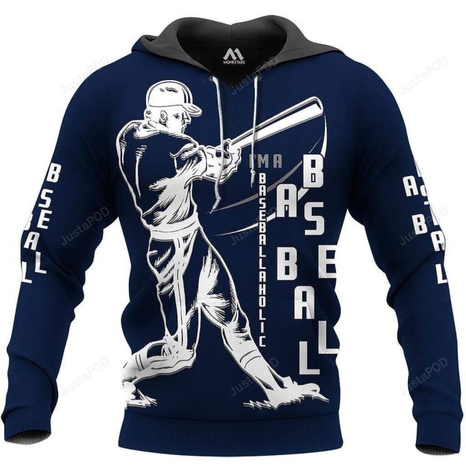 I’m A Baseball Player 3D All Print Hoodie, Zip- Up Hoodie