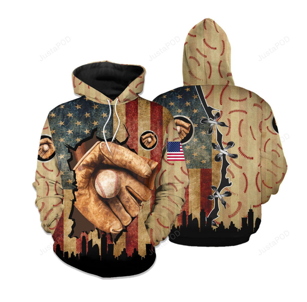 Baseball Vintage 3D All Print Hoodie, Zip- Up Hoodie Baseball Vintage 3D All Print Hoodie, Zip- Up Hoodie