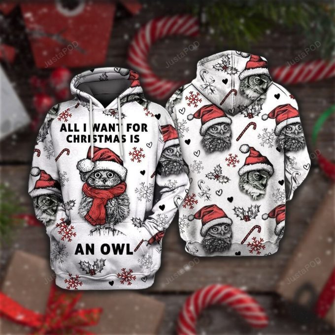 Owl Want An Owl 3D All Over Printed Hoodie, Zip- Up Hoodie