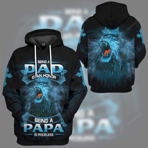 Being A Lion Dad Is An Honor 3D All Print Hoodie, Zip- Up Hoodie