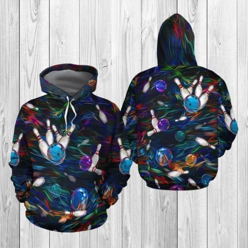 Bowling 3D All Over Print Hoodie, Zip-up Hoodie