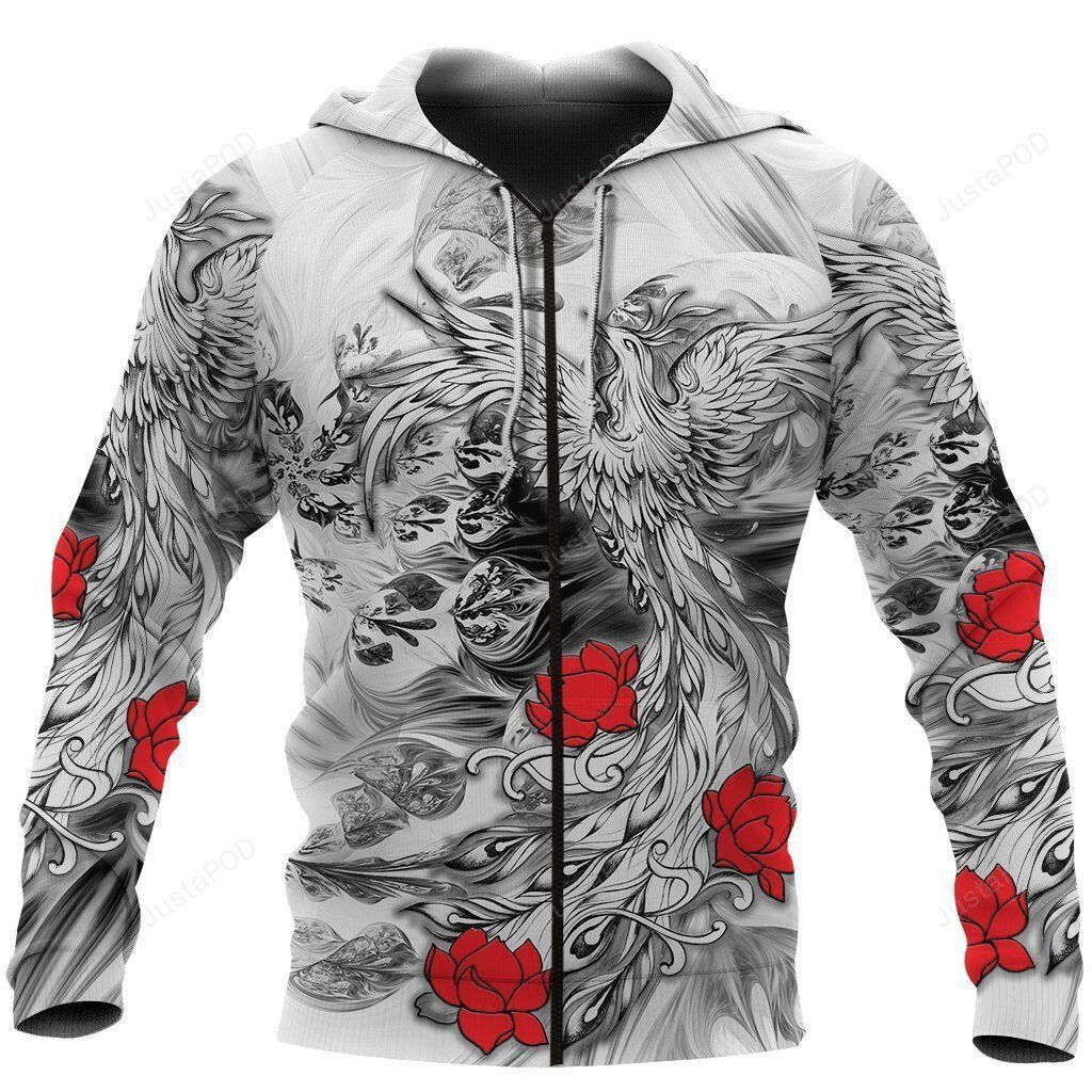 Viking Phoenix 3D All Over Print Hoodie, Zip-up Hoodie Viking Phoenix 3D All Over Print Hoodie, Zip-up Hoodie