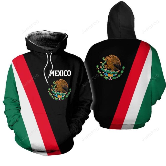 Mexico 3D All Print Hoodie, Zip- Up Hoodie