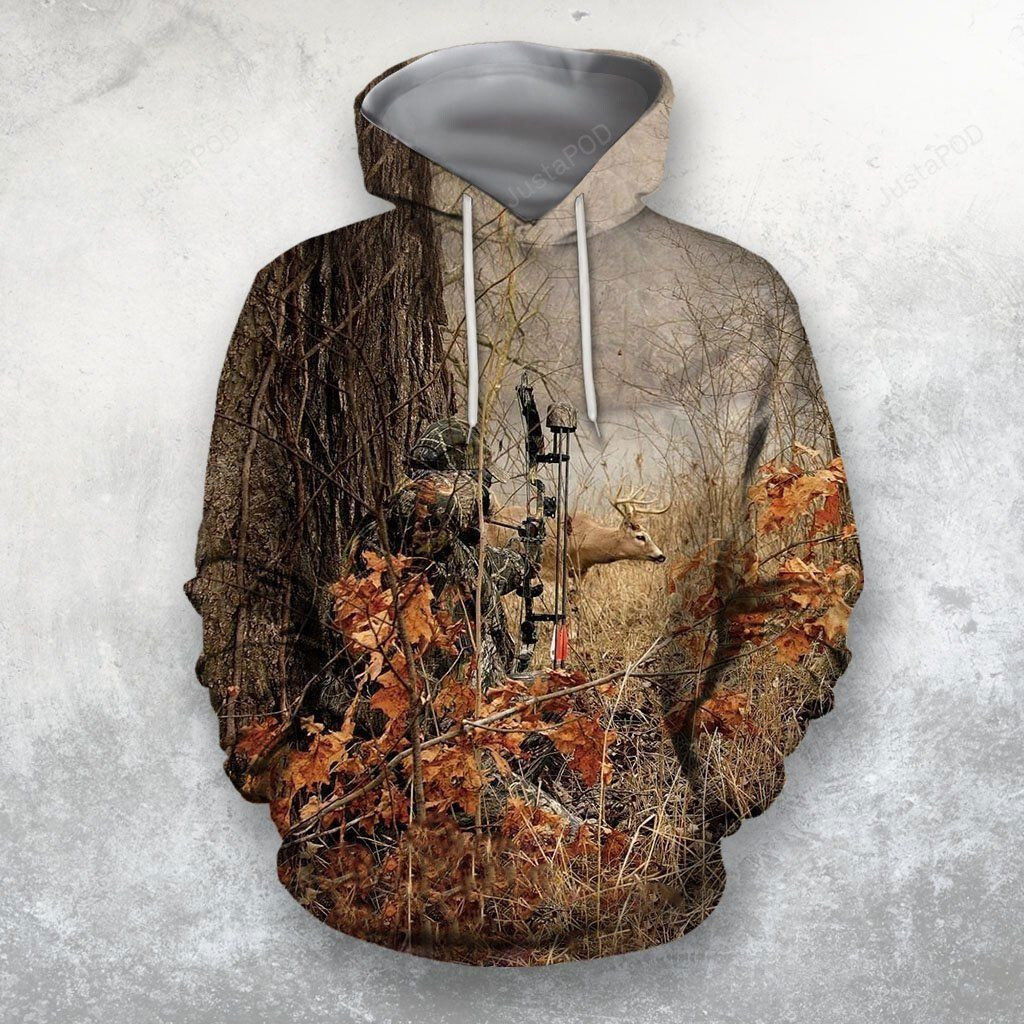Bow Hunting 3D All Over Print Hoodie, Zip-up Hoodie Bow Hunting 3D All Over Print Hoodie, Zip-up Hoodie