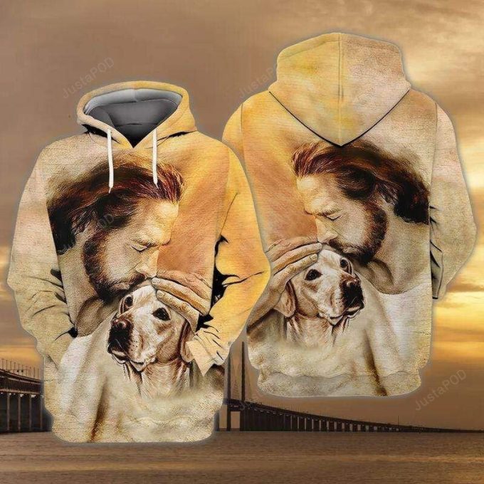 Christian Jesus 3D All Over Printed Hoodie, Zip- Up Hoodie