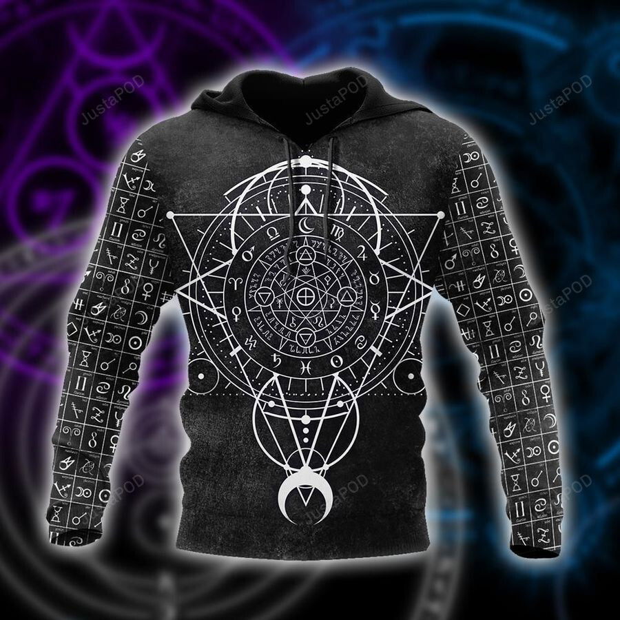 Alchemy Black 3D All Over Print Hoodie, Zip-up Hoodie Alchemy Black 3D All Over Print Hoodie, Zip-up Hoodie