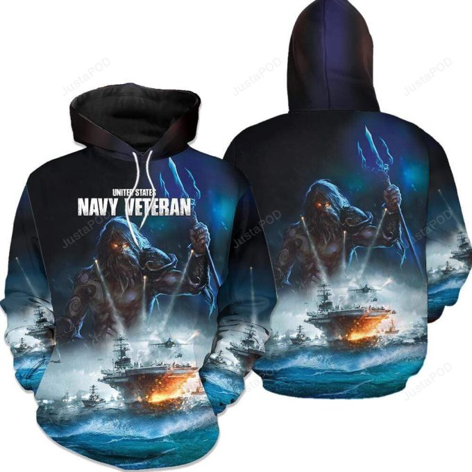 Soldier United States Navy Veteran 3D All Print Hoodie, Zip- Up Hoodie