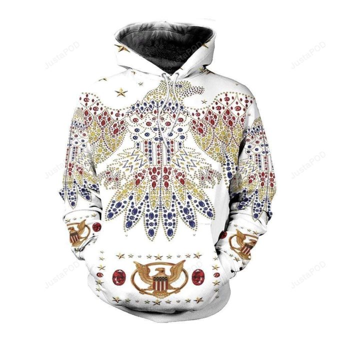 Awesome Music Star Elvis Presley 3D All Print Hoodie, Zip- Up Hoodie