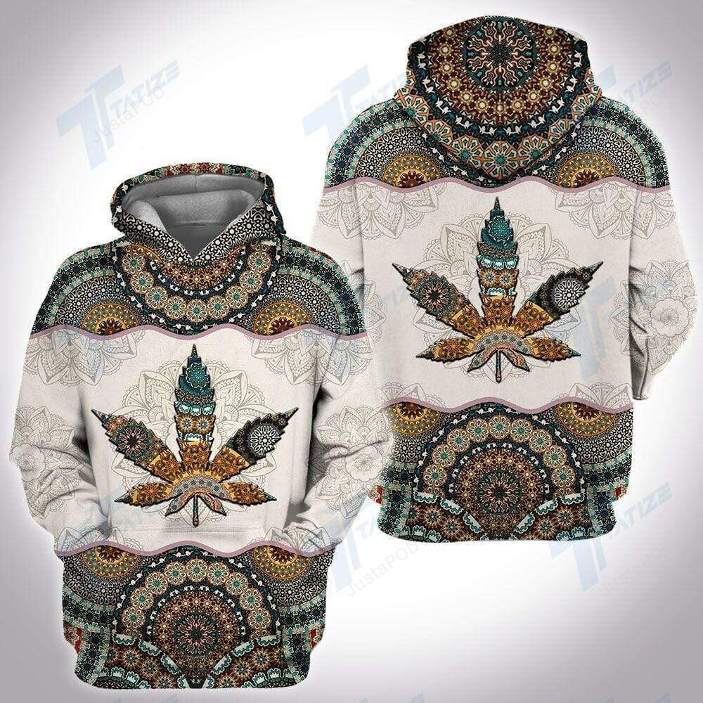 Mandala Weed 3D All Print Hoodie, Zip- Up Hoodie Mandala Weed 3D All Print Hoodie, Zip- Up Hoodie