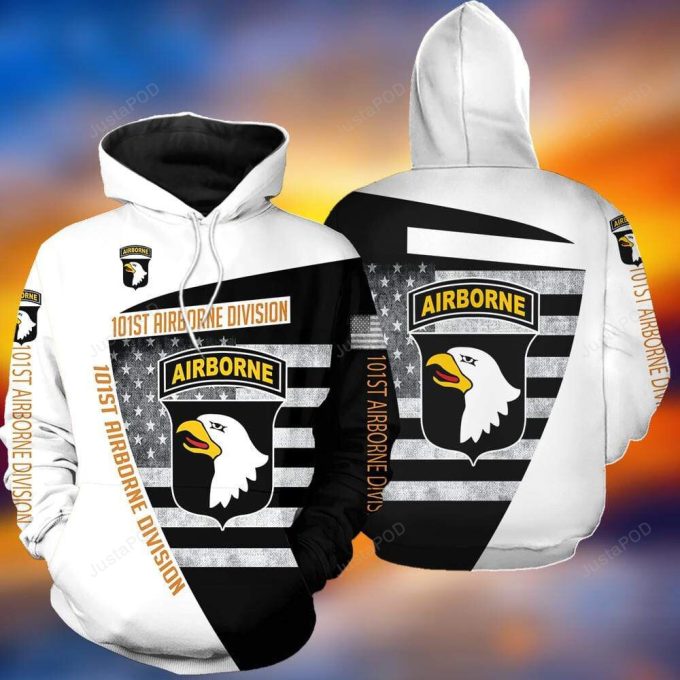 Airborne Eagle 3D All Print Hoodie, Zip- Up Hoodie