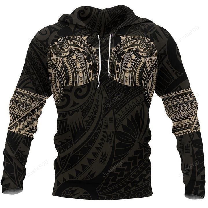 Polynesian Tan Cool 3D All Over Printed Hoodie, Zip- Up Hoodie Polynesian Tan Cool 3D All Over Printed Hoodie, Zip- Up Hoodie