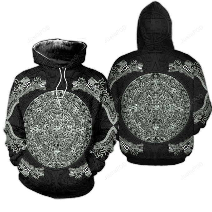 Mexican Aztec Jungle 3D All Print Hoodie, Zip- Up Hoodie