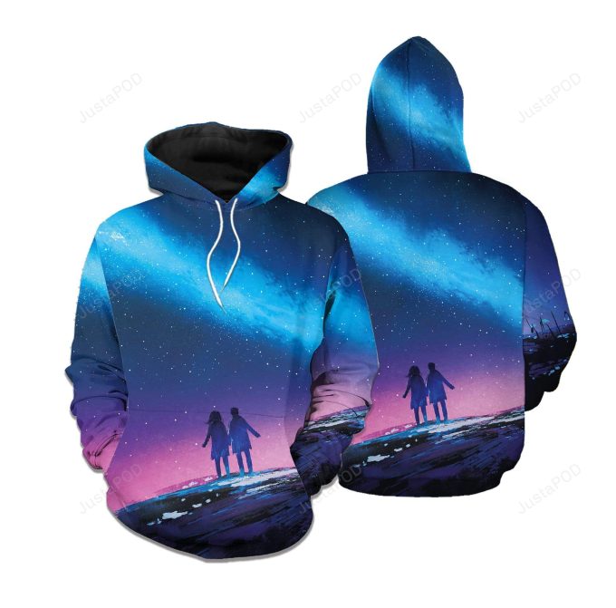 Stay Together Couple 3D All Print Hoodie, Zip- Up Hoodie