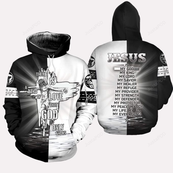 Jesus There Is A Kind Of Love 3D All Print Hoodie, Zip- Up Hoodie