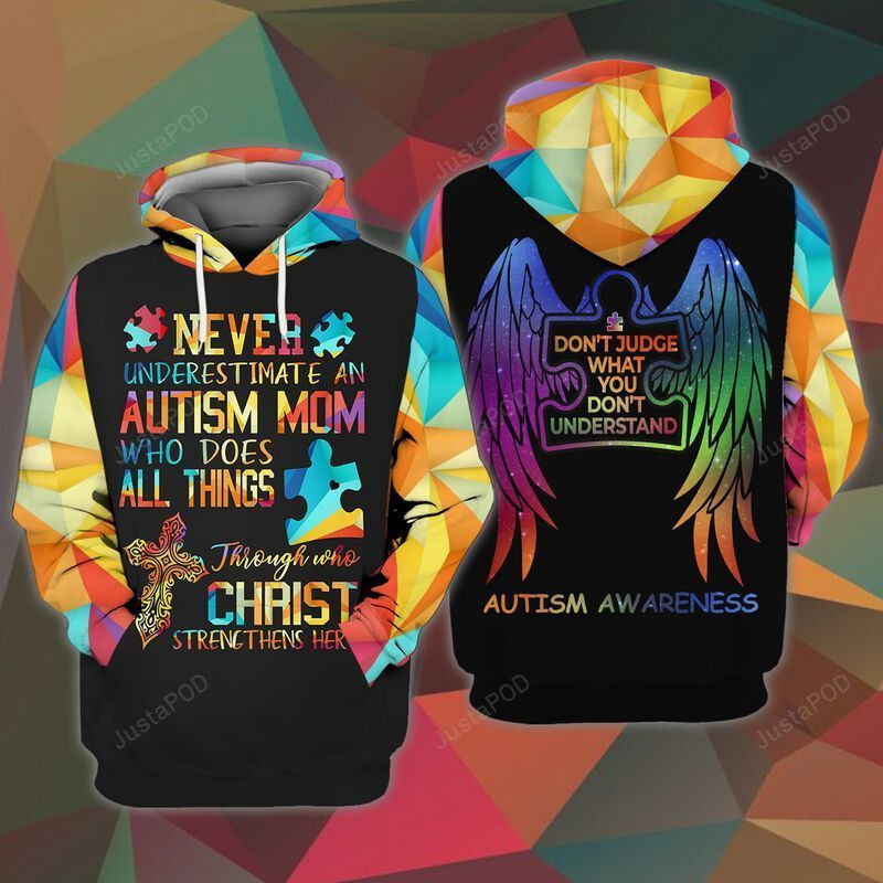 Autism 3D All Over Printed Hoodie, Zip- Up Hoodie Autism 3D All Over Printed Hoodie, Zip- Up Hoodie