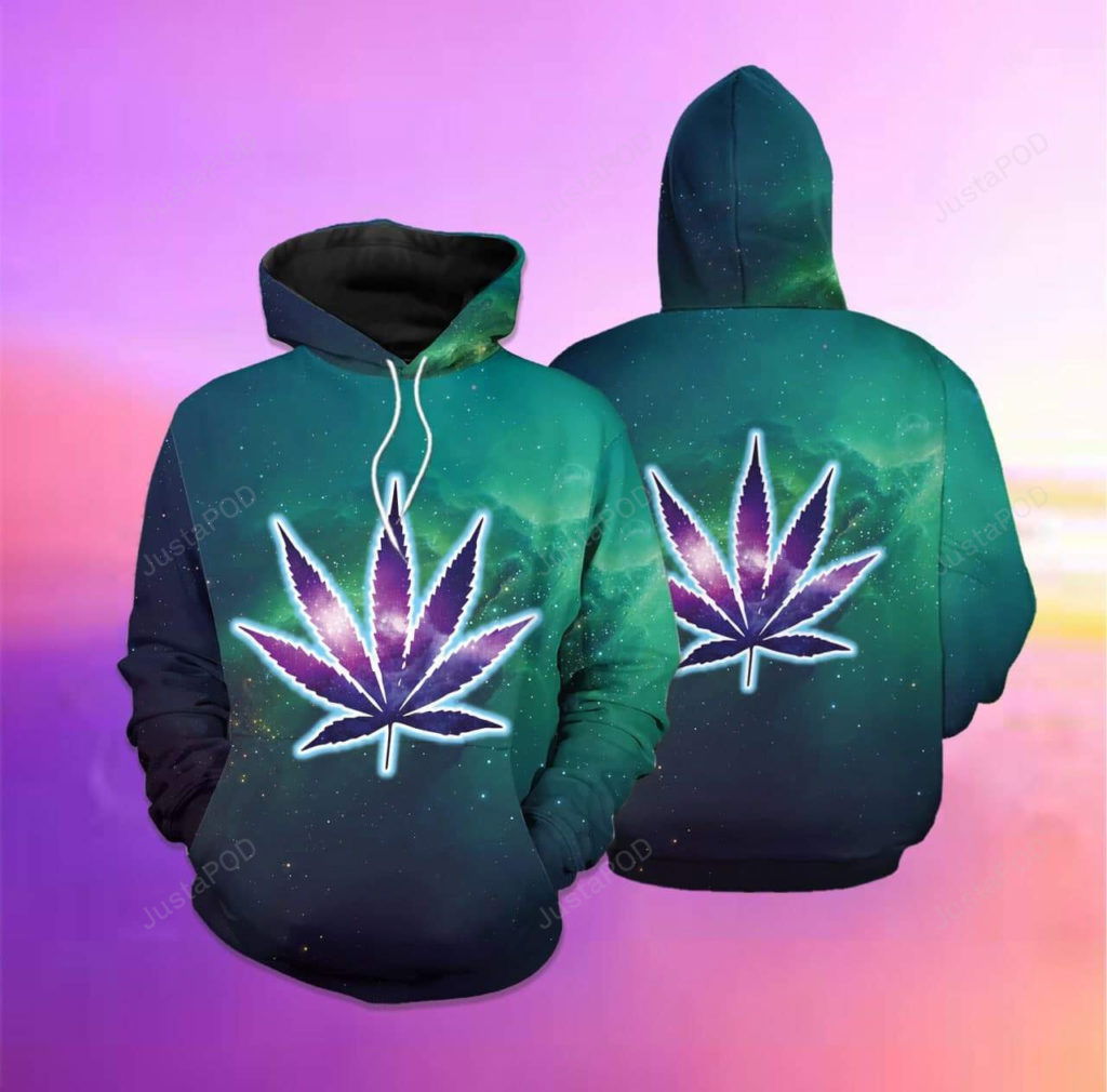 Glow Weed Space Galaxy 3D All Print Hoodie, Zip- Up Hoodie Glow Weed Space Galaxy 3D All Print Hoodie, Zip- Up Hoodie