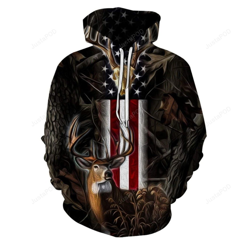 US Proud Whitetail Hunter Deer 3D All Print Hoodie, Zip- Up Hoodie US Proud Whitetail Hunter Deer 3D All Print Hoodie, Zip- Up Hoodie