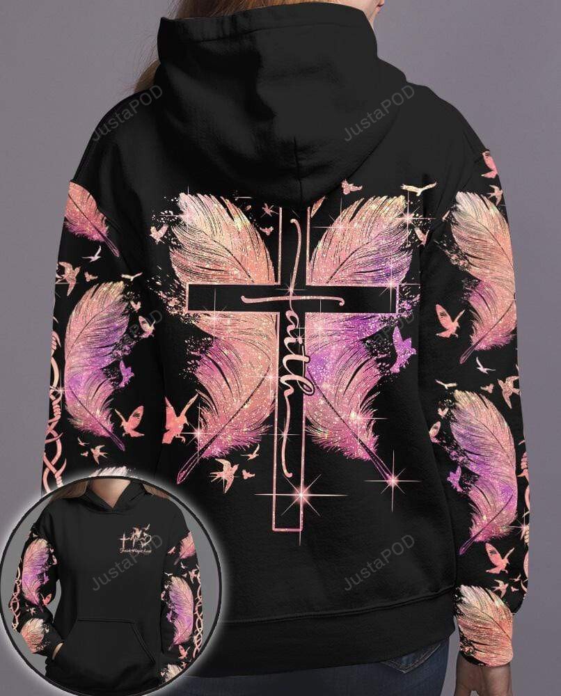 Bling Bling Feather Faith 3D All Print Hoodie, Zip- Up Hoodie Bling Bling Feather Faith 3D All Print Hoodie, Zip- Up Hoodie