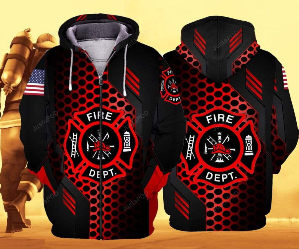 Proud Firefighter 3D All Print Hoodie, Zip- Up Hoodie Proud Firefighter 3D All Print Hoodie, Zip- Up Hoodie