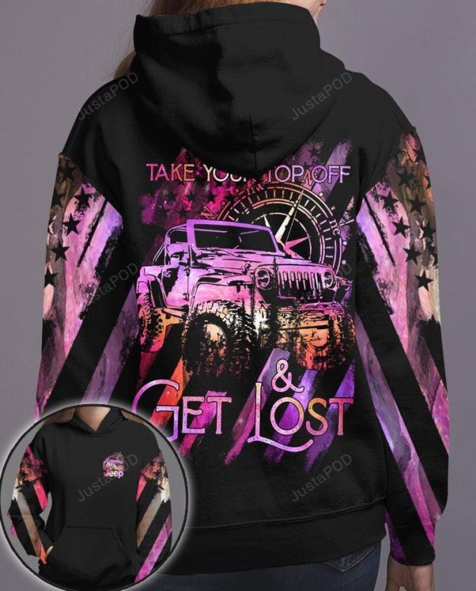 Jeep Take Your Top Off Compass 3D All Print Hoodie, Zip- Up Hoodie