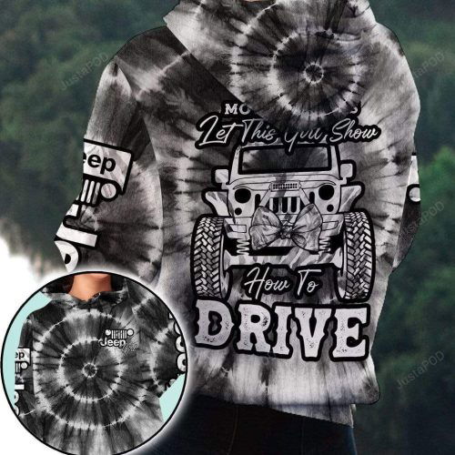 Jeep Tie Dye Move Over Boy 3D All Print Hoodie, Zip- Up Hoodie
