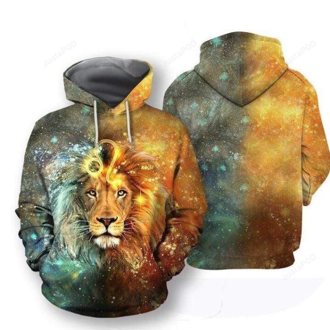 Leo Zodiac 3D All Print Hoodie, Zip- Up Hoodie