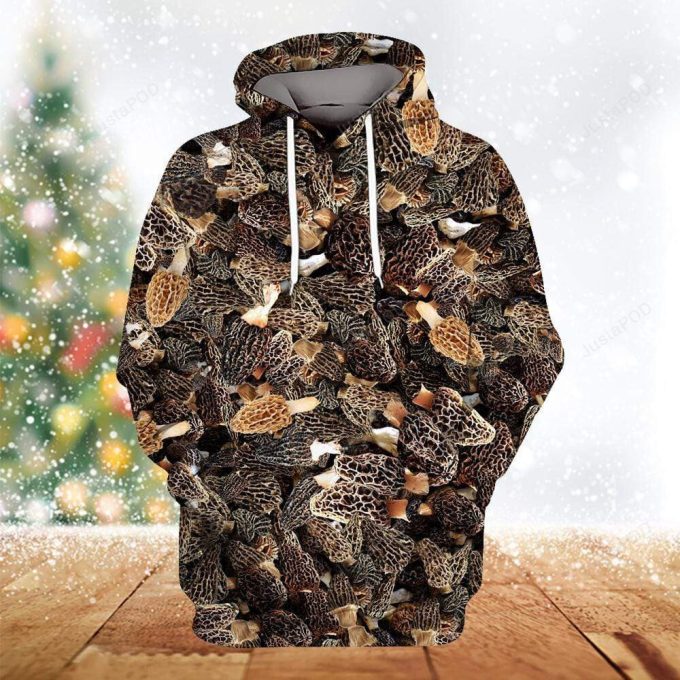 Amazing Mushroom Brown 3D All Print Hoodie, Zip- Up Hoodie