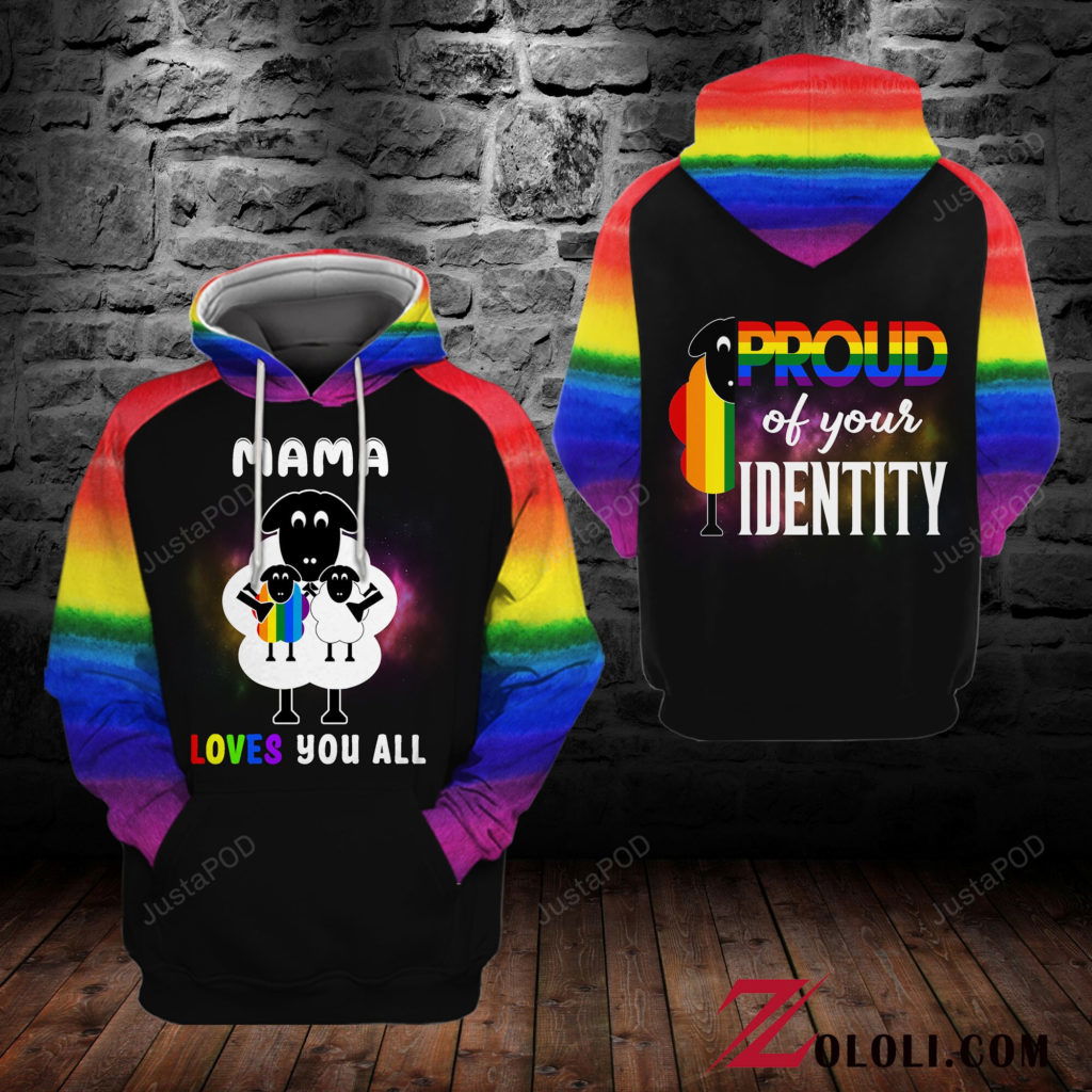 LGBT Mama Loves You All 3D All Print Hoodie, Zip- Up Hoodie