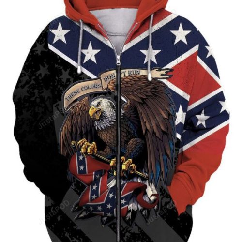 Us Camo Flag Maryland Confederate Flag Eagle 3D All Print Hoodie, Zip- Up Hoodie