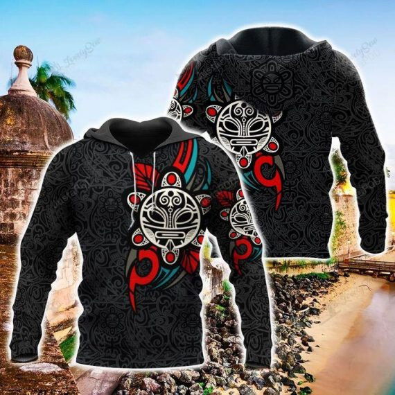 Taino Sun Tribal Puerto Rico 3D All Print Hoodie, Zip- Up Hoodie Taino Sun Tribal Puerto Rico 3D All Print Hoodie, Zip- Up Hoodie