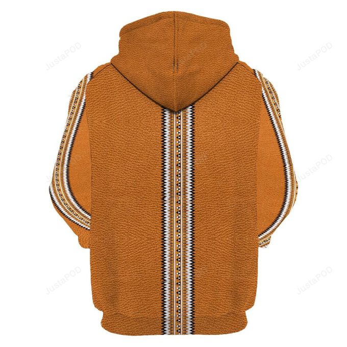 Native American 3D All Print Hoodie, Zip- Up Hoodie