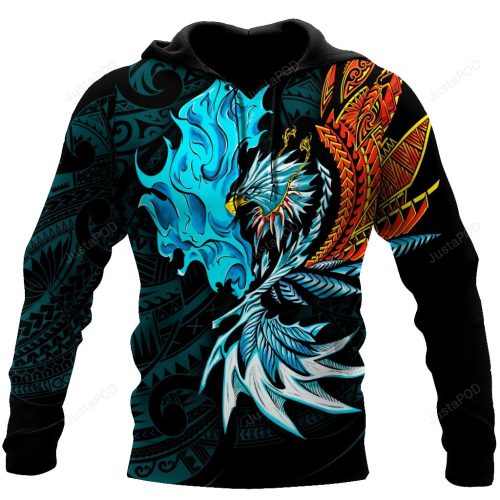 Amazing Eagle Warrior 3D All Print Hoodie, Zip- Up Hoodie