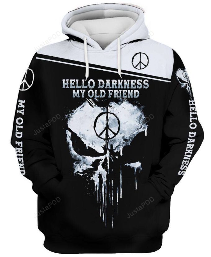 Hello Darkness My Old Friend 3D All Print Hoodie, Zip- Up Hoodie