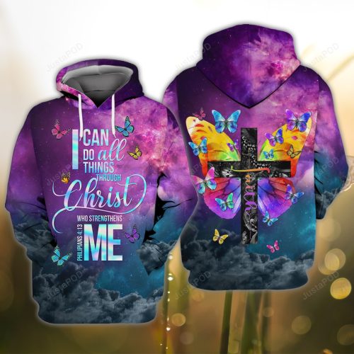I Can Do All Things Through Christ 3D All Print Hoodie, Zip- Up Hoodie