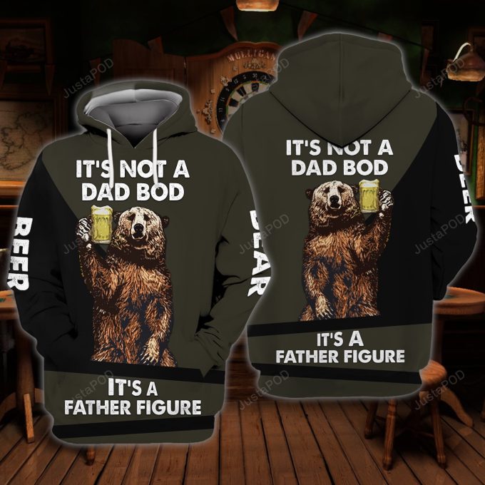 It’s Not A Dad Bod 3D All Print Hoodie, Zip- Up Hoodie