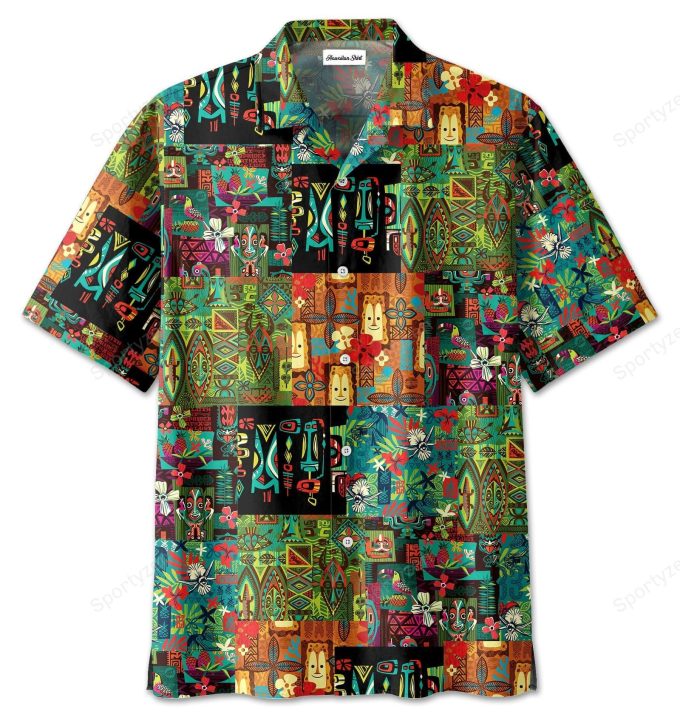 Amazing Tiki Tiki Summer Art Hawaiian Aloha Shirts 3D #28721DH