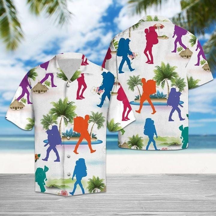 Hiking Lover Tropical Summer Hawaiian Aloha Shirts #DH Hiking Lover Tropical Summer Hawaiian Aloha Shirts #DH