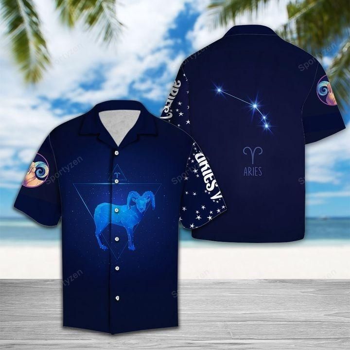 Aries Horoscope Zodiac Hawaiian Shirt Birthday Gifts Aries Horoscope Zodiac Hawaiian Shirt Birthday Gifts