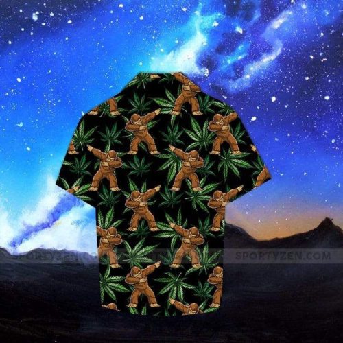 Dabbing Bigfoot Funny Aloha Hawaiian Shirts 3D #2008V