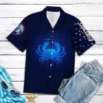 Cancer Horoscope Zodiac Hawaiian Shirt Birthday Gifts #L