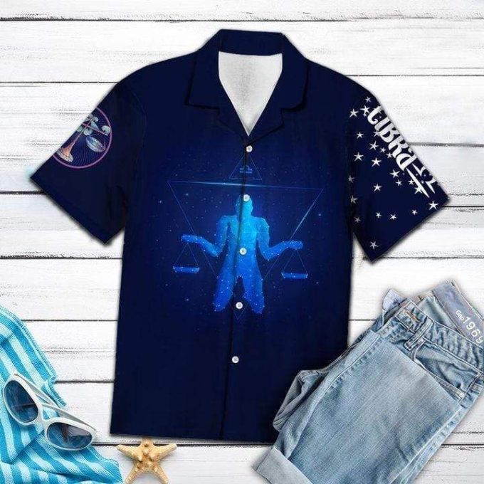 Libra Horoscope Zodiac Hawaiian Shirt Birthday Gifts