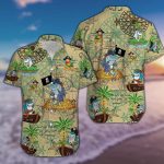 Amazing Pirate Shark Unisex Hawaiian Aloha Shirts #8521H
