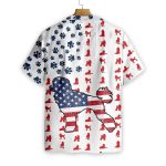 July 4th Poodles American Flag Unisex Hawaiian Shirt