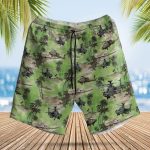 Green Army Helicopter Hawaiian Aloha Shirt – Shorts Beach #DH
