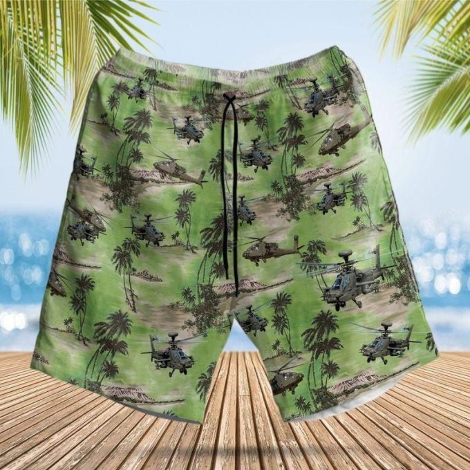 Green Army Helicopter Hawaiian Aloha Shirt – Shorts Beach #DH