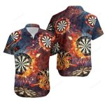 Born to Play Darts Forced To Work Unisex Hawaiian Aloha Shirts #23421V